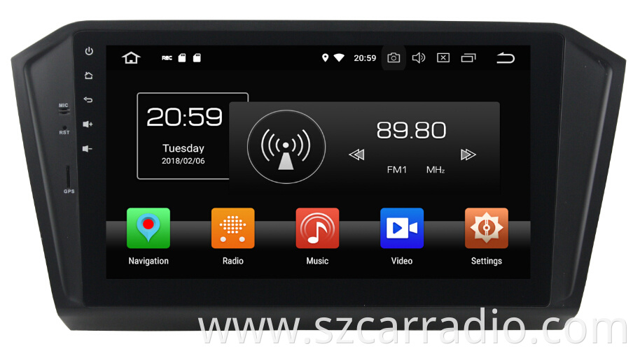 VW PASSAT 2015-2017 Android Car DVD Player